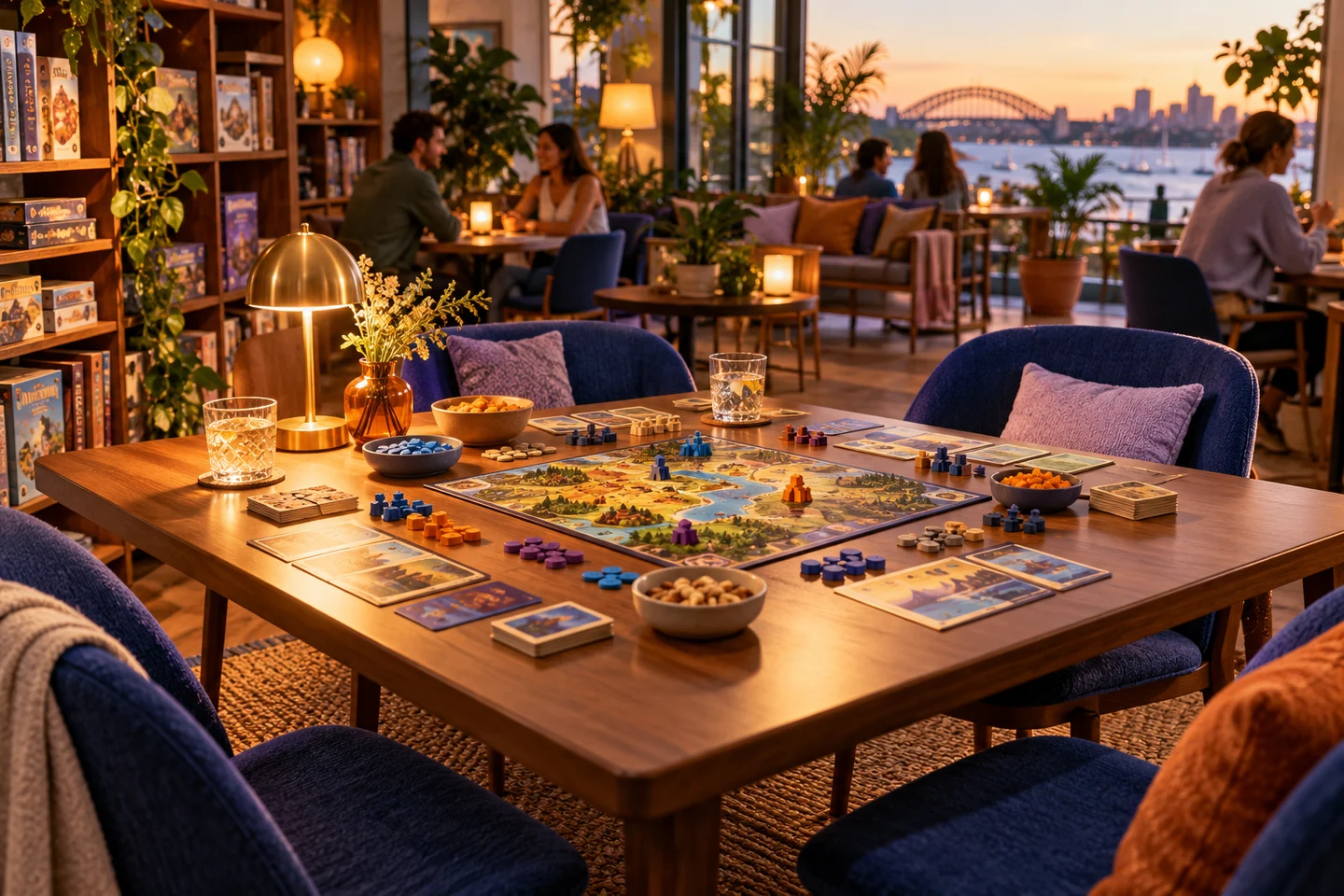 Give the gathering a welcoming shape